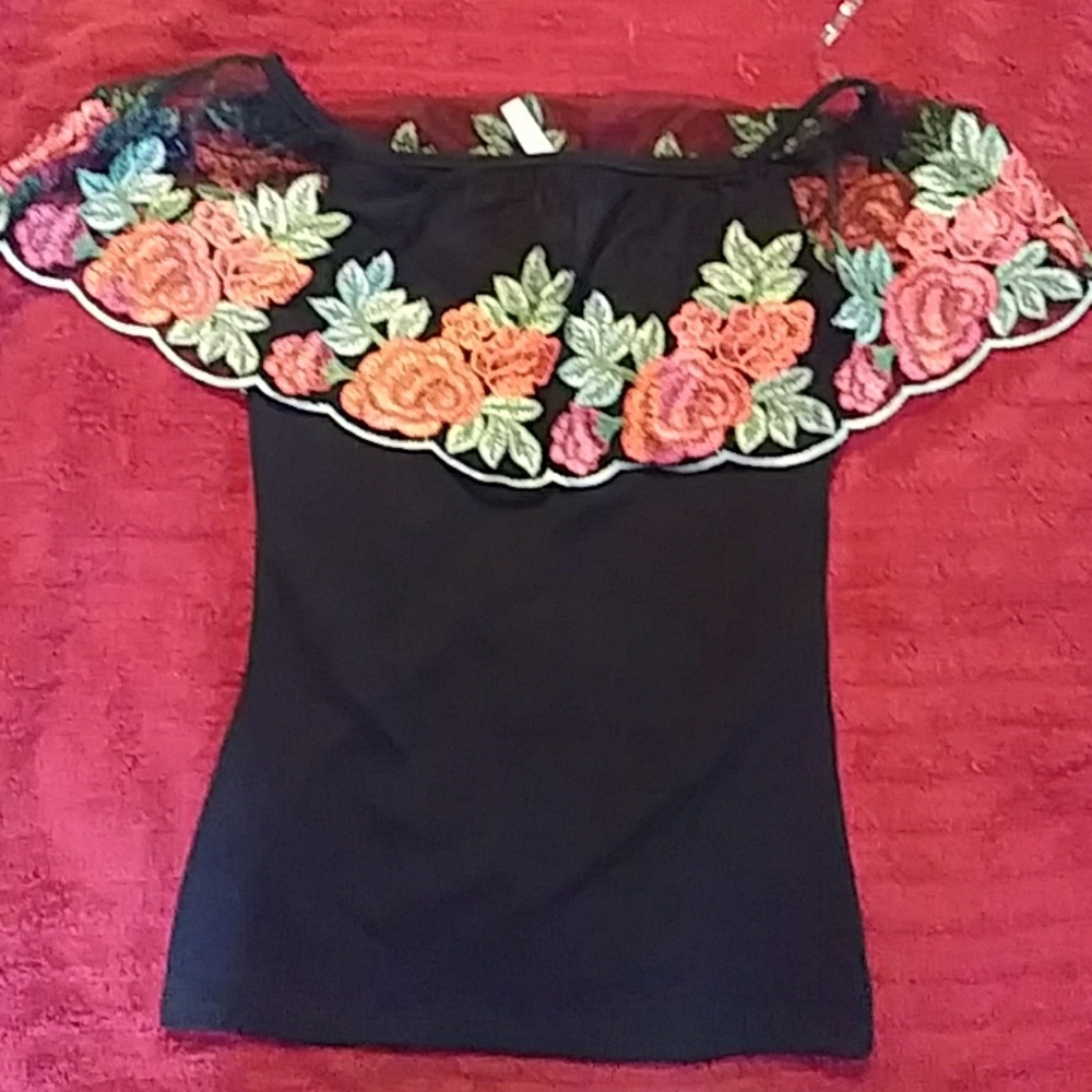 See through 🌹rose shirt